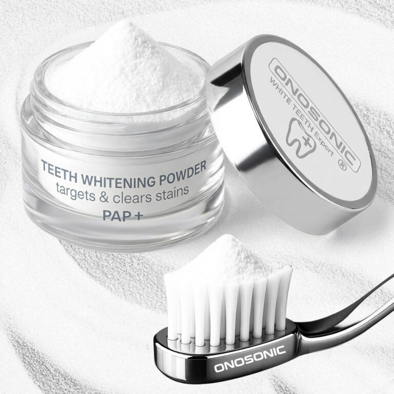 ONOSONIC teeth whitening powder for gentle stain removal