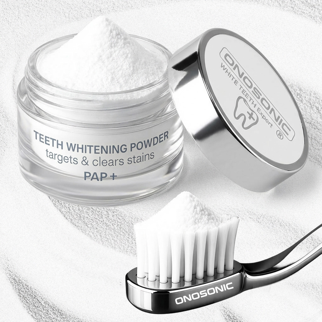 ONOSONIC teeth whitening powder for gentle stain removal